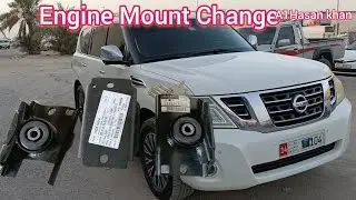 Nissan Patrol Platinum Engine Mount Change.Nissan Patrol Engine Mount Insulator