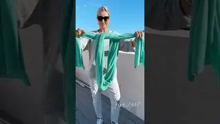 Elegant Scarf Hack for Women 50+ 💖#fashiontips #50sstyle #fashion #style #virlshort