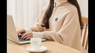 Носимый плед с подогревом USB Wearable heated blanket #тепло #уют #warmth #comfort #outdoors