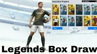 Legends European Box Draw Pack Opening | Pes 2020 Mobile |