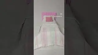 cama da Barbie com cabeceira...🛏️🤍🩷