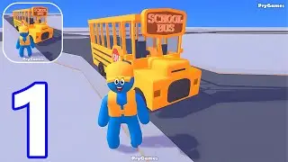 Stickman School Driver - Gameplay Walkthrough Part 1 Stickman School Bus Driver (Android, IOS)