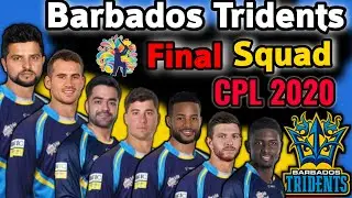 CPL 2020 Barbados Tridents Full and Final squad | Barbados Tridents Players list 2020 | CPL t20 2020