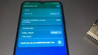 ESP32 BLE OTA - Android & IOS