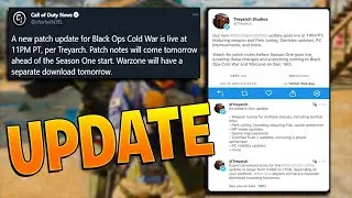 Black Ops Cold War: New Update HUGE Changes  (BOCW SEASON 1)