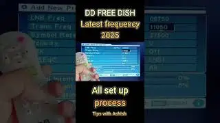 Latest frequency for DD free dish | Latest frequency #latestfrequencyofddfreedish #shorts