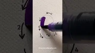 Basic of Lettering Letters ✍️ #shorts #nhuandaocalligraphy #calligraphy #lettering
