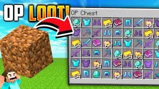 Minecraft, But Dirt is SUPER OP...