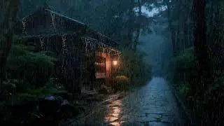 Heavy Monsoon Rain ASMR for Sleep, Powerful Relaxation, and Deep Overthinking Relief