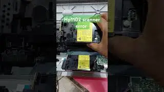 Hp 1102,1005, scanner error, Replace laser unit