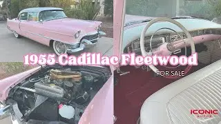 1955 Cadillac Fleetwood - Playboy Pink - 331ci w/Dual Quads - Vintage A/C - Must See - For Sale