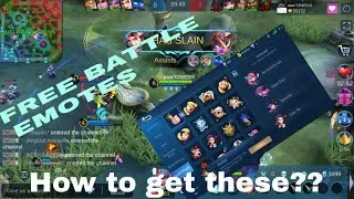 BATTLE EMOTE BUG!! Unlock All Emotes For Free | Mlbb 2020!