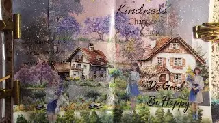 Journal With Me | Purple Landscape