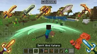Minecraft Bedrock Elemental Swords Mod