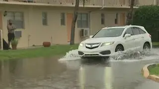 Friday afternoon downpours flood parts of Broward