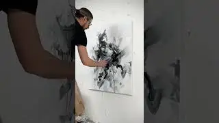 Art time lapse! 80x100cm expressionistic portrait #arttimelapse #timelapse #timelapsepainting
