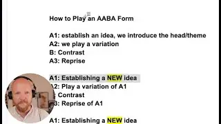 AABA Forms in Jazz Standards - Never get lost in the form again (Live Stream)