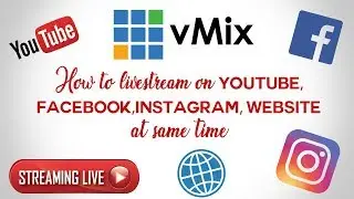 How to Live Stream in vMix | vMix Live Tutorial | Church Live Tutorial