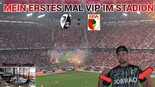 MEIN ERSTES MAL VIP IM STADION 💸😍🤯 FREIBURG GEGEN AUGSBURG MIT PYRO 😱