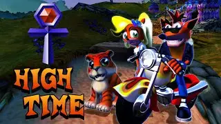SAPPHIRE RELIC HIGH TIME!!  - Crash Bandicoot Warped 100% Completo