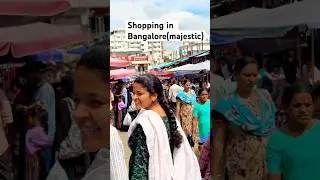 Shopping in Bangalore (majestic)#shopping #public #roadside #shorts #viralshorts #youtubeshorts