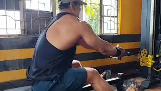 Seated cable rowing