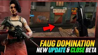 Faug Domination new update 🤯 Close beta | faug tdm mode gameplay