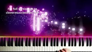 Taylor Swift - Love Story Demo Piano Tutorial