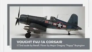Revell Vought F4U-1A Corsair 1:72 Scale - With Its Distinctive Inverted Gull Wings