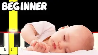 Brahms&rsquo; Lullaby - Fast and Slow (Easy) Piano Tutorial (Melody only) - Beginner