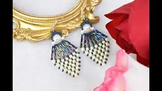 DIY Vintage Style Pearl Earrings. #diy #earrings