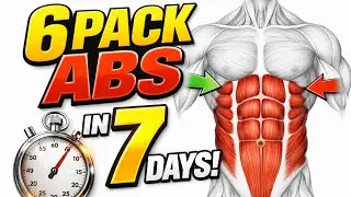 6 Pack Abs in Just 7 Days 🔥 No Gym Workout at Home💪