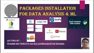 Python Packages Installation for Data Analysis & Machine Learning