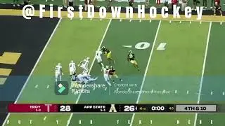 App State Vs Troy ENDING!!!