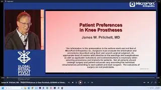 James W  Pritchett, MD   Patient Preferences in Knee Prosthesis