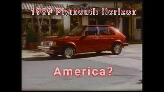 1989 dealer promo for Plymouth Horizon