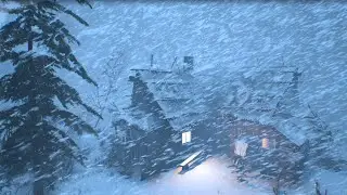 BRUTAL BLIZZARD | Howling Wind & Blowing Snowstorm Sounds for Deep Sleep | Winter Ambience 2025
