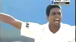 Tinu yohannan first test wicket