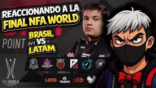 REACCIONANDO A LA FINAL DE LA NFA WORLD DIA 3 #GOWEPLAY 🏆🇧🇷 || FREE FIRE🔥