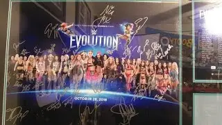 WWE Women's Evolution plaque