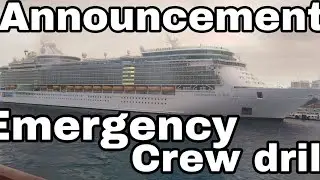 Emergency Alert Alarm Cruise ship