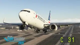 Flight Simulator 2024 | Chicago ✈︎ New York City | VR Cockpit View | #americanairlines