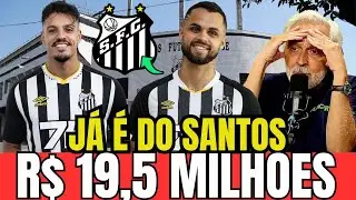 MAIOR REFORÇO NO SANTOS ACORDO FECHADO MERCADO DA BOLA ÚLTIMAS NOTICIAS DO SANTOS HOJE SANTOS FC