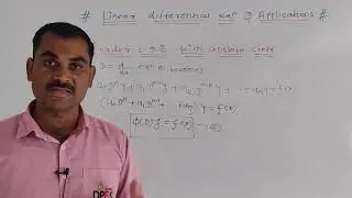 M3 - Linear Differential Equations & Application | Call: 9172422245 for Admission -Tour2Tech classes