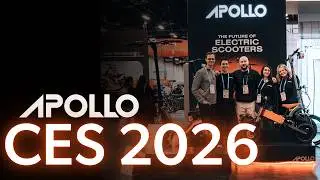 Видеообзор стенда Apollo Scooters на выставке CES 2026.