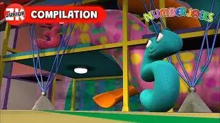 The Trouble with Nothing & Going Wrong, Going Long | Numberjacks | DOUBLE Full Episode