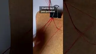 Padr&atilde;o muito f&aacute;cil de fazer pulseiras em macrame #diy #diymacrame #fa&ccedil;avcmesmo #artesanato