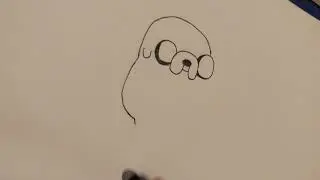 Day 270 of my 1 year drawing challenge how to draw Jake from adventure time #adventuretime #drawing 
