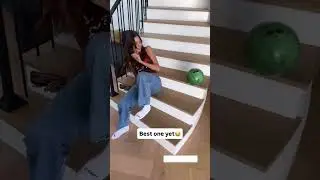 Brent Rivara: Fake Bowling Ball Prank on michellejenae🎳- #brentrivera #michellejenae