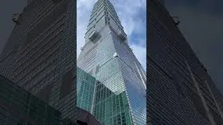 Taipei 101 🇹🇼#travel #asia #taipei #taiwan #taipei101 #typhoon #building #city #viral #views